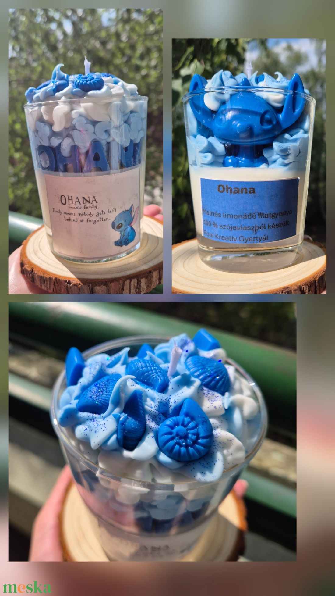 Figurás  üveges  gyertyák - otthon & életmód - gyertya, illat, aroma - gyertya - Meska.hu