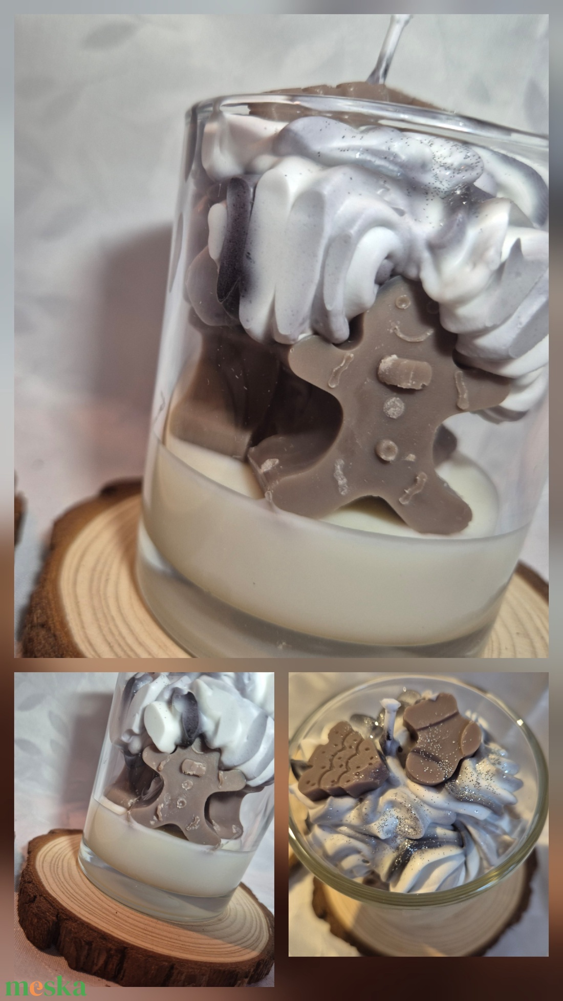 Figurás  üveges  gyertyák - otthon & életmód - gyertya, illat, aroma - gyertya - Meska.hu