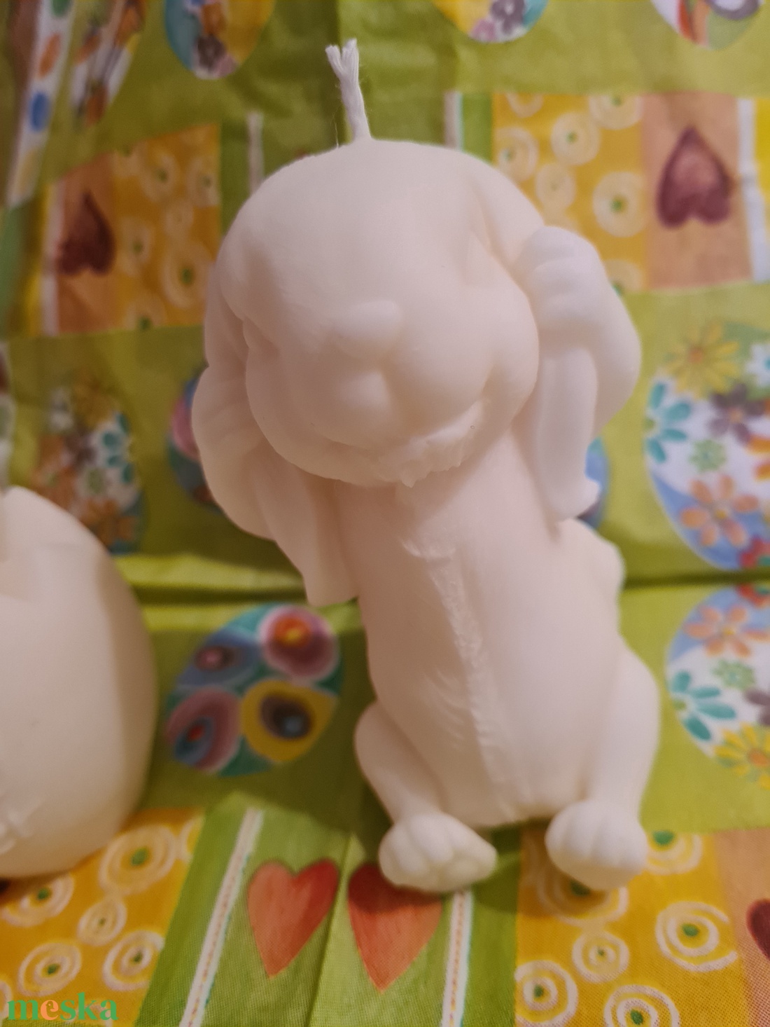 Húsvéti díszgyertya - ünnepi díszek, dekorációk - húsvéti díszek és dekorációk - húsvéti gyertya - Meska.hu