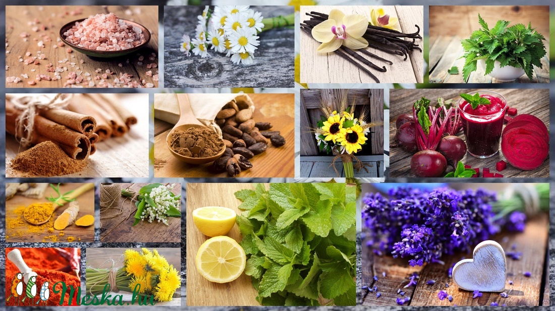 Gyógynövényes fürdősó, csatos üveges, közepes méret - szépségápolás - szappan & fürdés - fürdősó, fürdőgolyó, habfürdő - Meska.hu