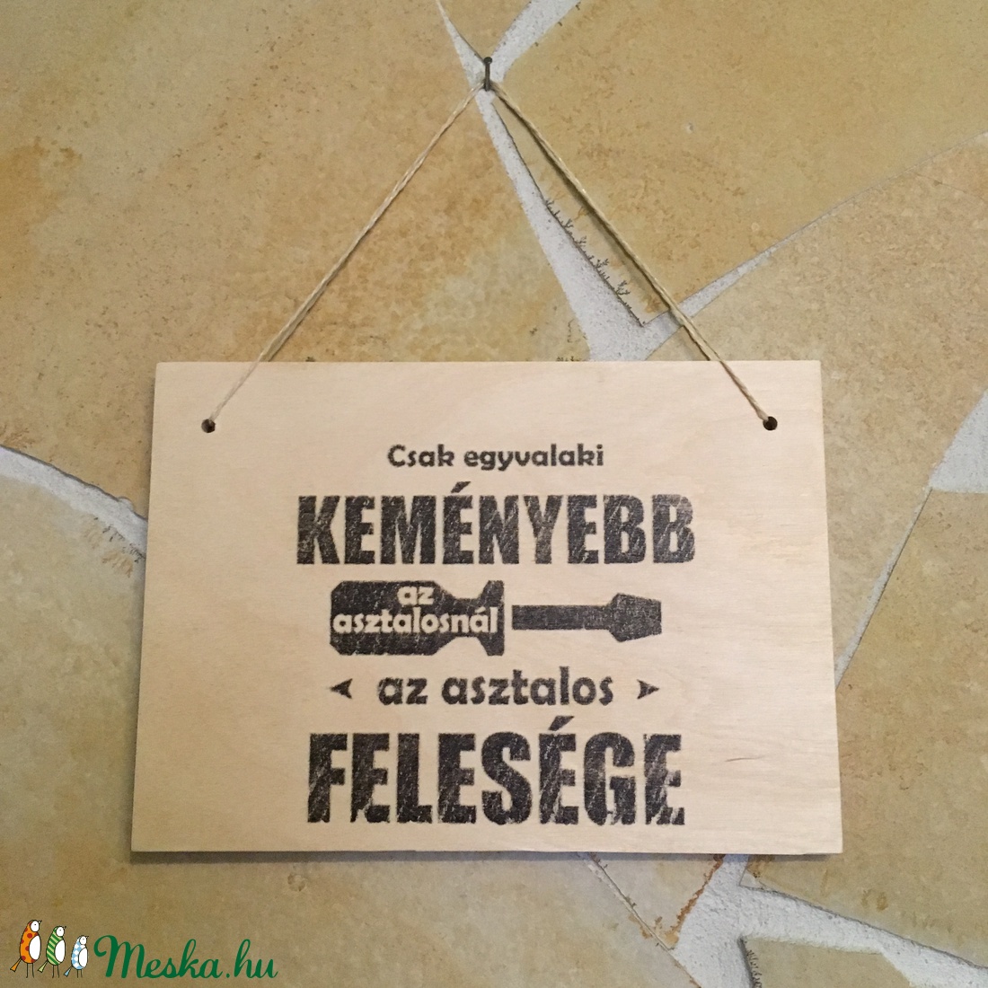 Asztalos fa tábla - otthon & életmód - dekoráció - Meska.hu