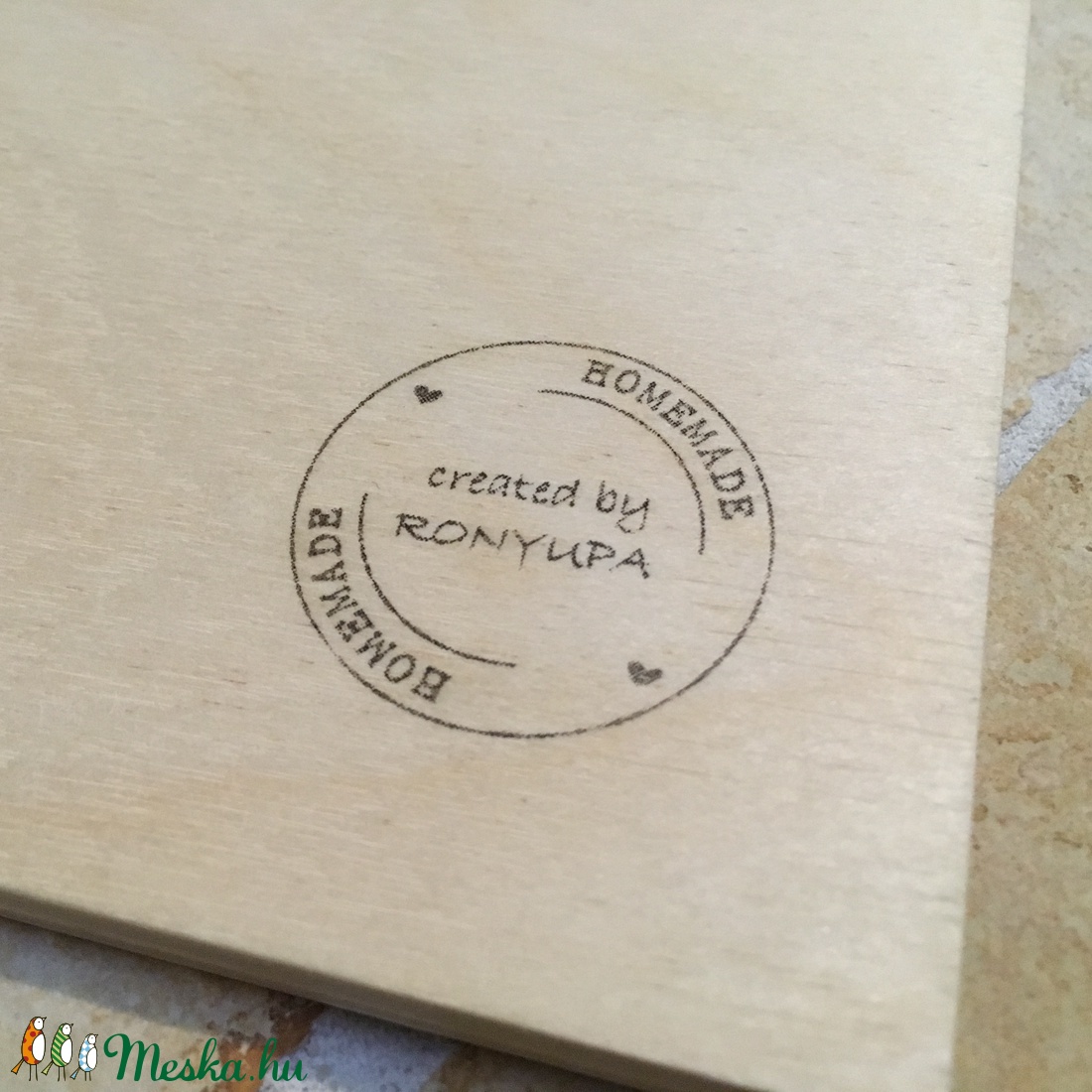 Asztalos fa tábla - otthon & életmód - dekoráció - Meska.hu