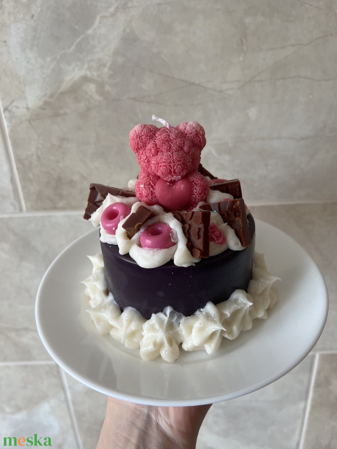 Gyertya torta  - otthon & életmód - gyertya, illat, aroma - gyertya - Meska.hu