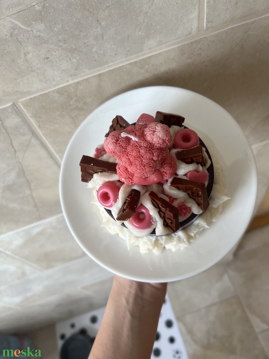 Gyertya torta  - otthon & életmód - gyertya, illat, aroma - gyertya - Meska.hu
