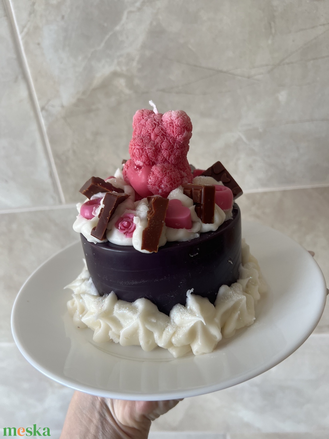 Gyertya torta  - otthon & életmód - gyertya, illat, aroma - gyertya - Meska.hu