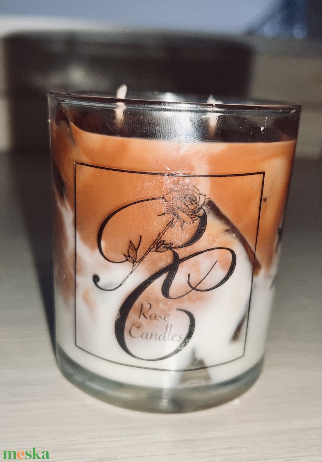 Iced Latte Bliss - otthon & életmód - gyertya, illat, aroma - gyertya - Meska.hu