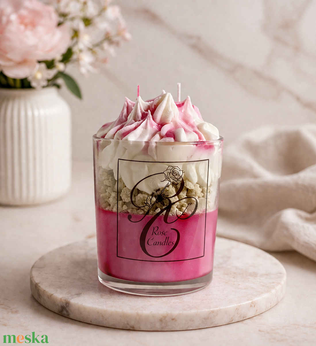 Cherry Marzipan Magic  - otthon & életmód - gyertya, illat, aroma - gyertya - Meska.hu