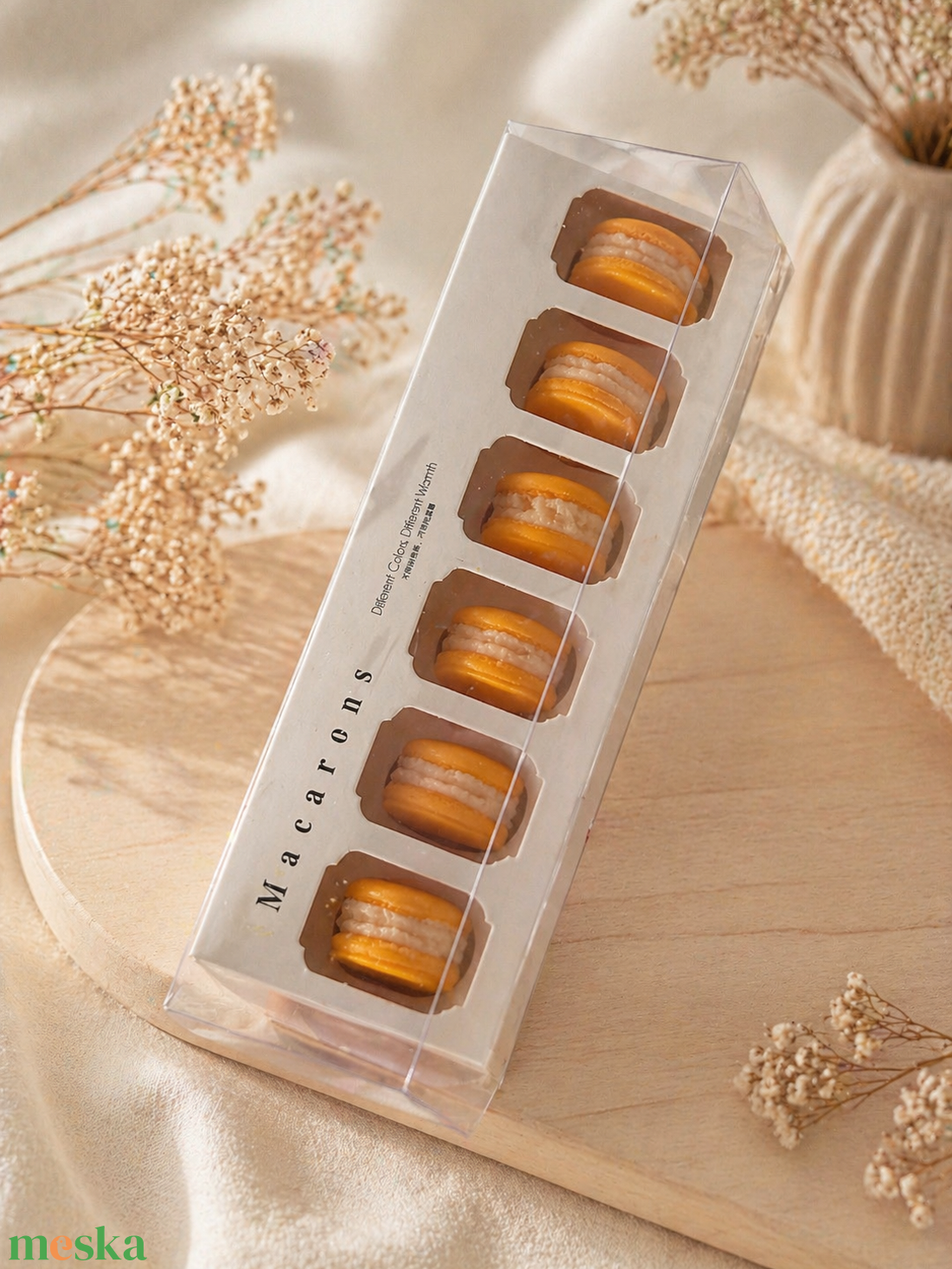 Macaron Illatbox � RoseCandles - otthon & életmód - gyertya, illat, aroma - illatviasz - Meska.hu