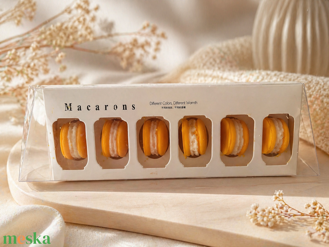Macaron Illatbox � RoseCandles - otthon & életmód - gyertya, illat, aroma - illatviasz - Meska.hu