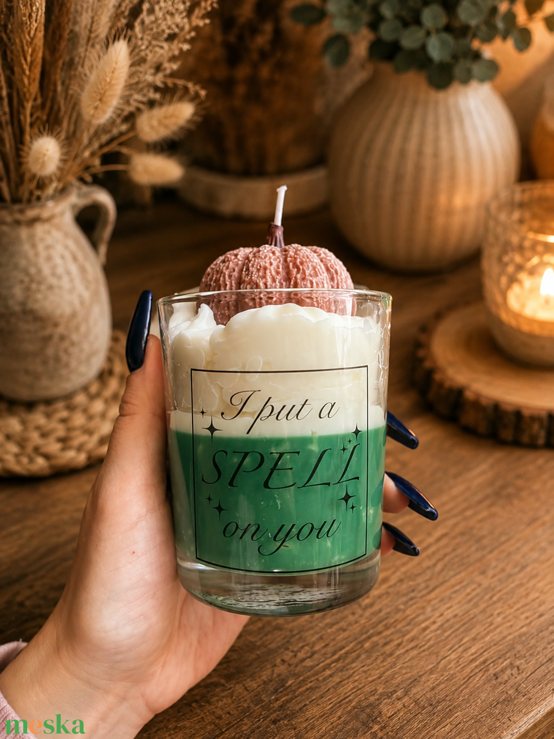 Pumpkin spice - otthon & életmód - gyertya, illat, aroma - gyertya - Meska.hu