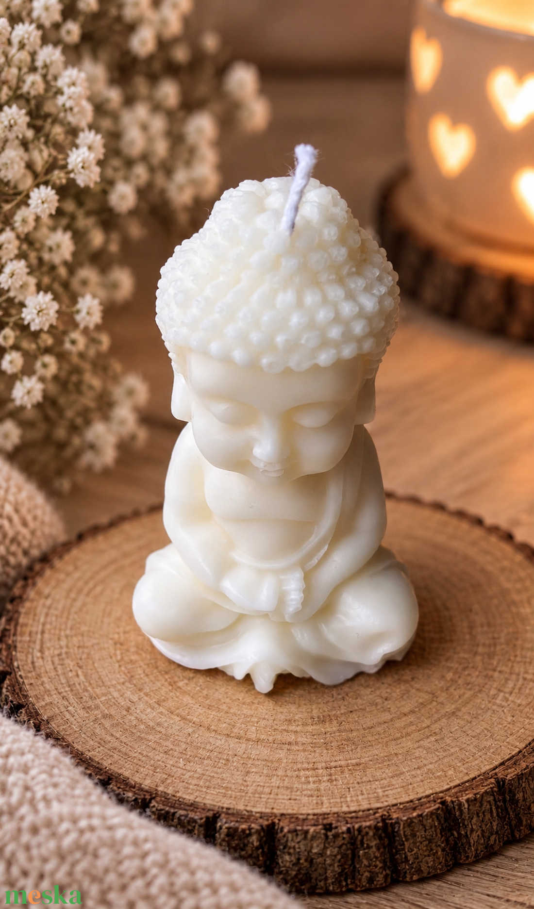 Buddha forma gyertya  - otthon & életmód - gyertya, illat, aroma - gyertya - Meska.hu