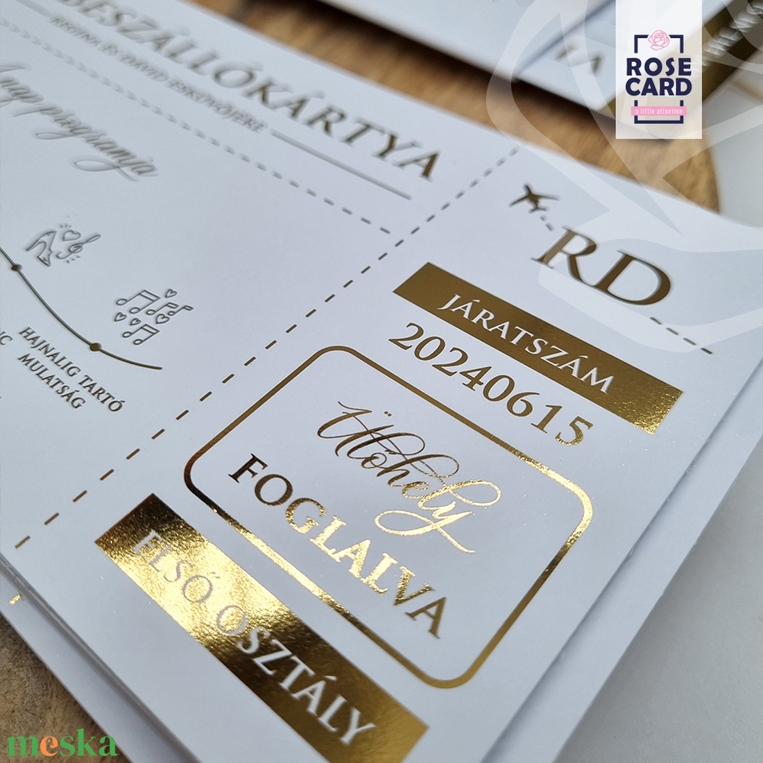 GOLD ÚTLEVÉL esküvői meghívó - esküvő - meghívó & kártya - meghívó - Meska.hu GOLD ÚTLEVÉL esküvői meghívó - esküvő - meghívó & kártya - meghívó - Meska.hu