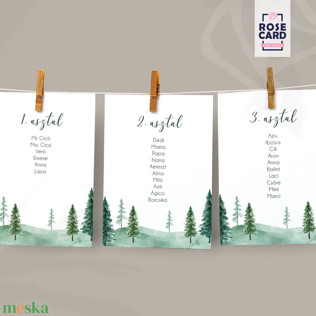 FOREST ültetési rend - esküvő - meghívó & kártya - ültetési rend - Meska.hu FOREST ültetési rend - esküvő - meghívó & kártya - ültetési rend - Meska.hu