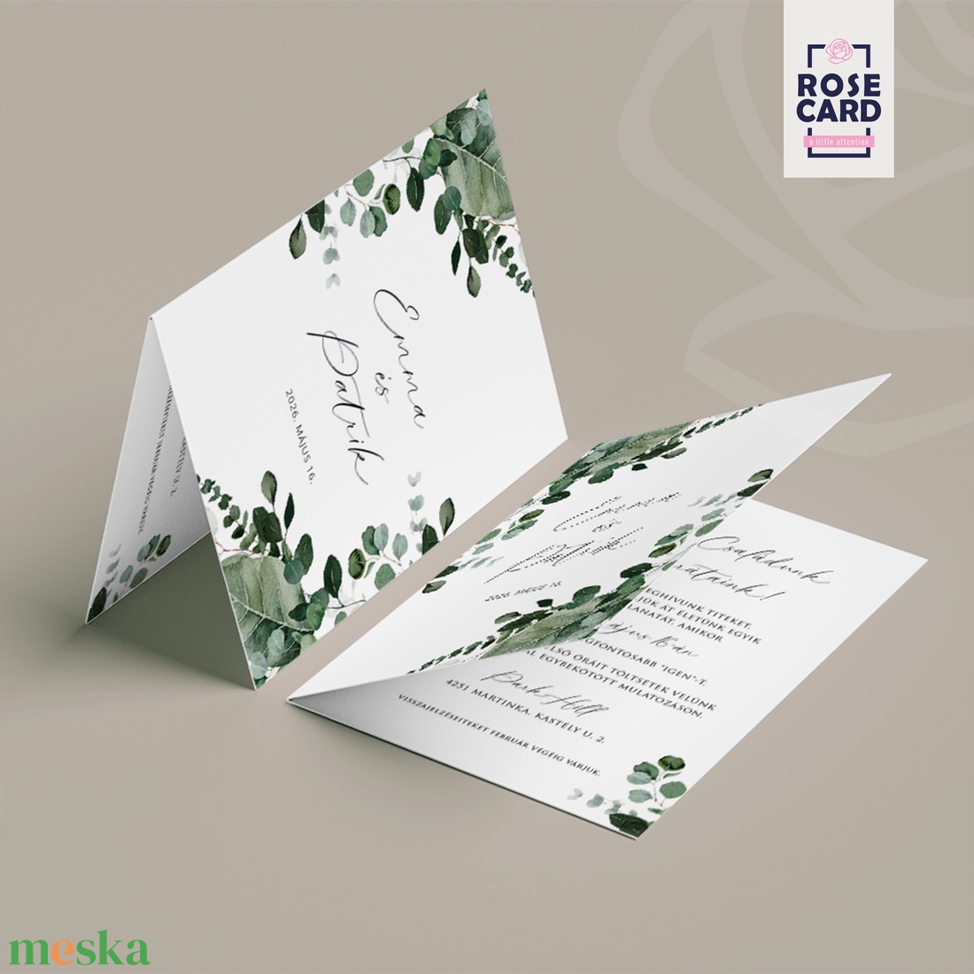 GREENERY esküvői meghívó - esküvő - meghívó & kártya - meghívó - Meska.hu GREENERY esküvői meghívó - esküvő - meghívó & kártya - meghívó - Meska.hu
