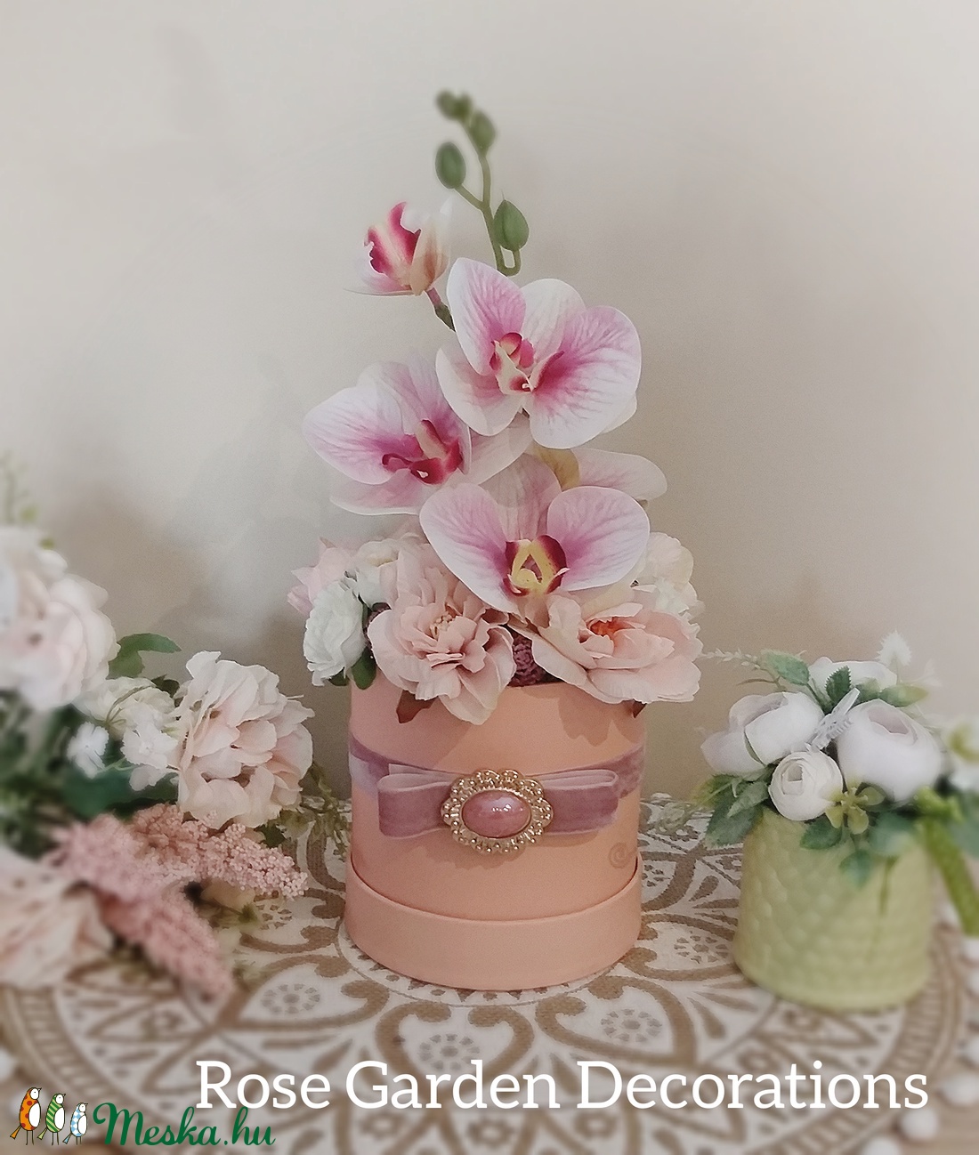 Orchidea virágbox - otthon & életmód - dekoráció - Meska.hu