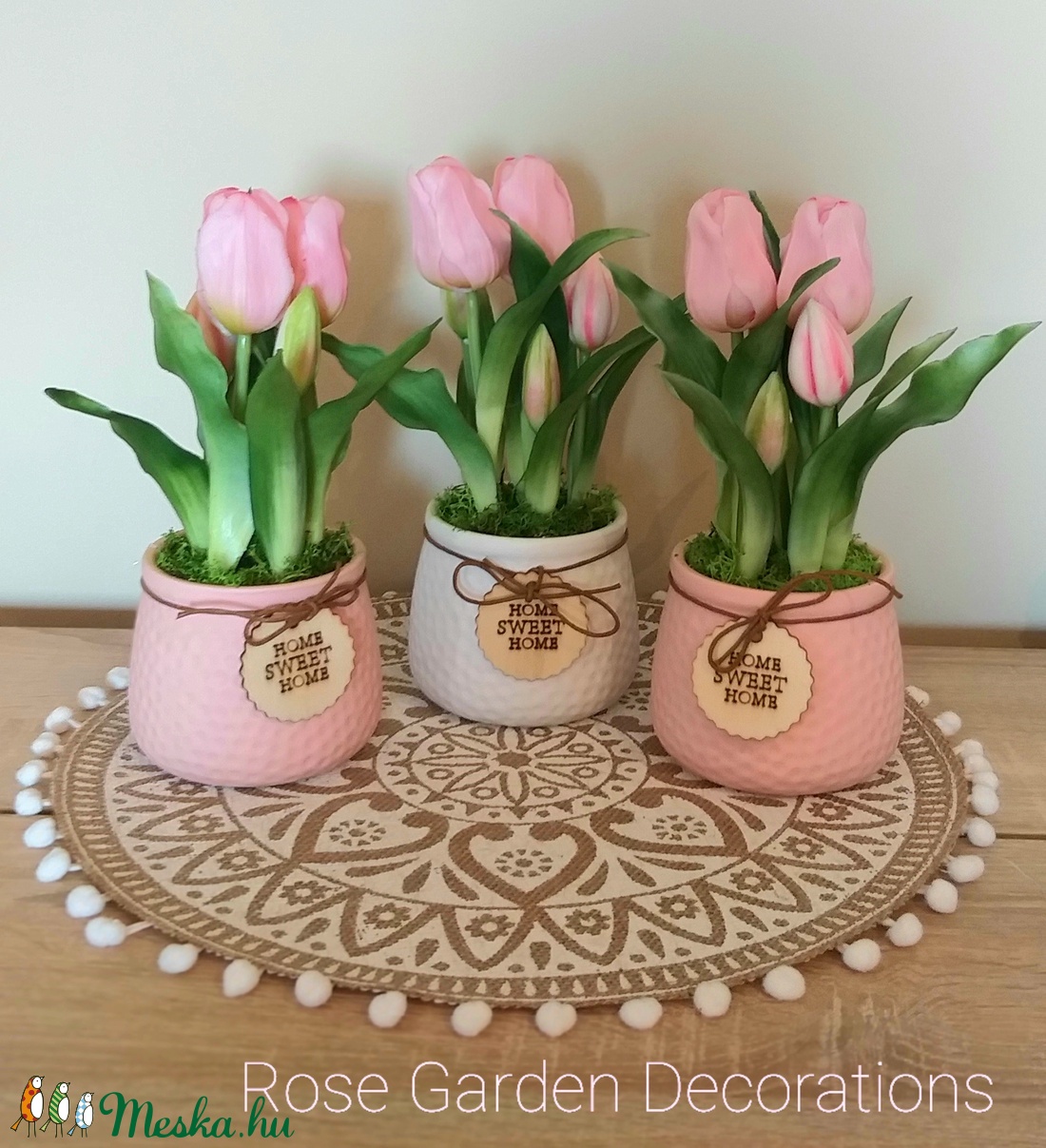 Élethű tulipán kaspóban - otthon & életmód - dekoráció - Meska.hu