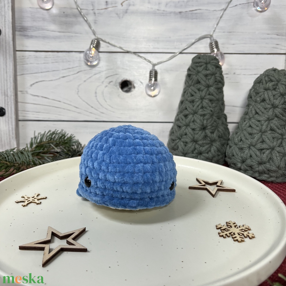 Horgolt, plüss bálna - játék & sport - plüssállat & játékfigura - más figura - Meska.hu