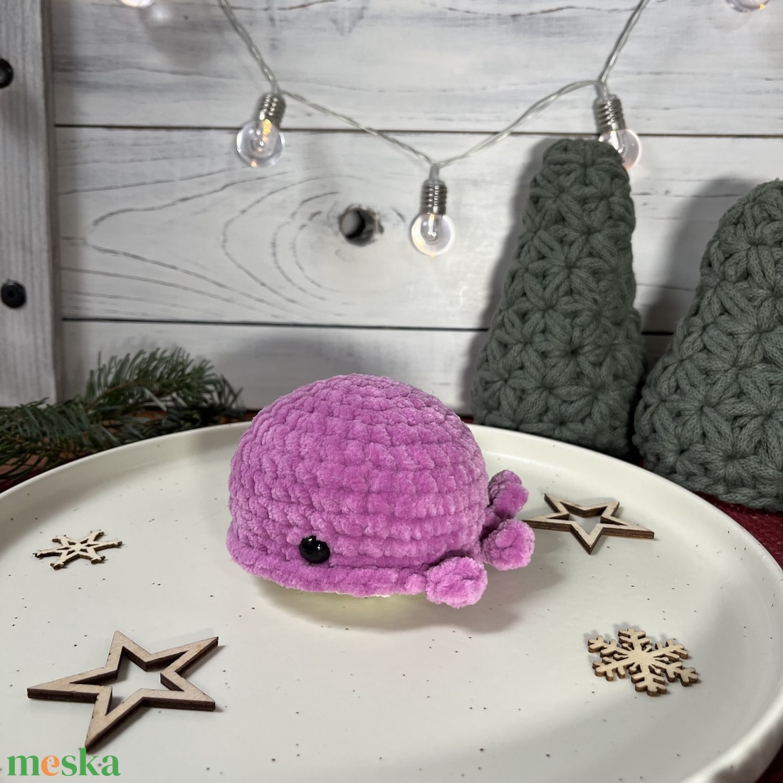 Horgolt, plüss bálna - játék & sport - plüssállat & játékfigura - más figura - Meska.hu