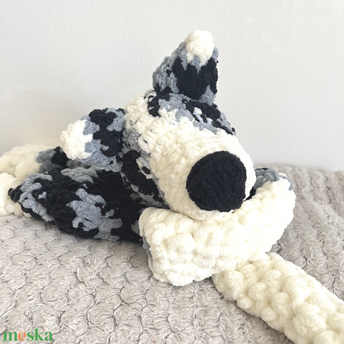 Horgolt plüss kutyus alvóka - játék & sport - 3 éves kor alattiaknak - alvóka & rongyi - Meska.hu