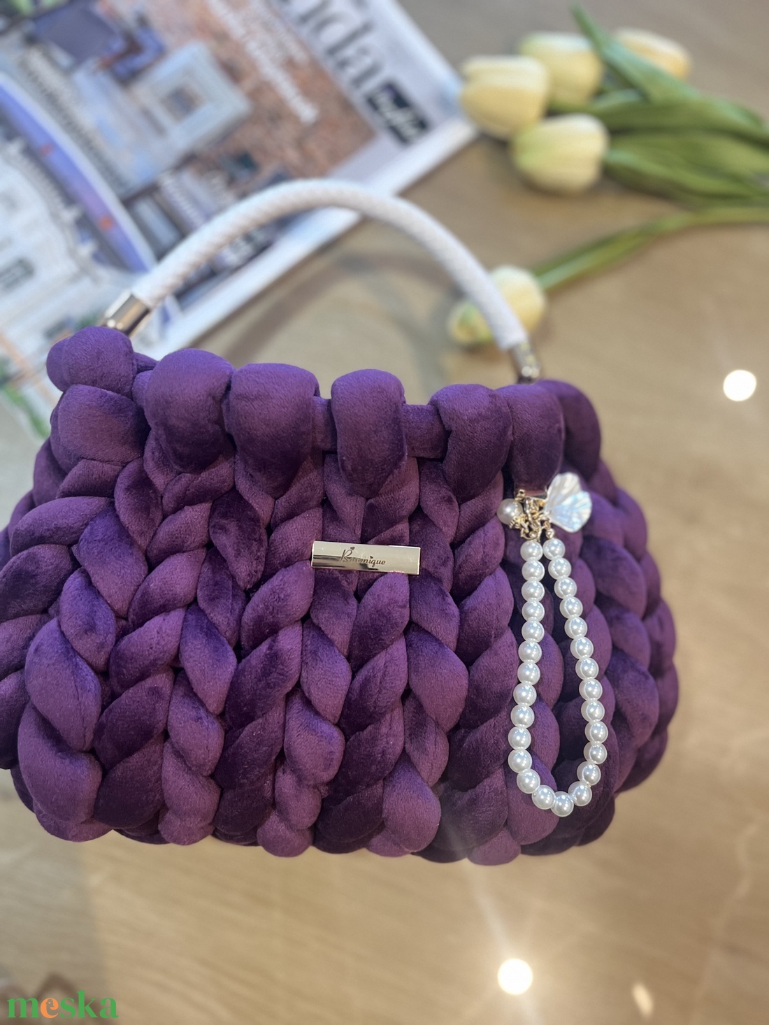 Roxanique Amethyst - táska & tok - kézitáska & válltáska - válltáska - Meska.hu