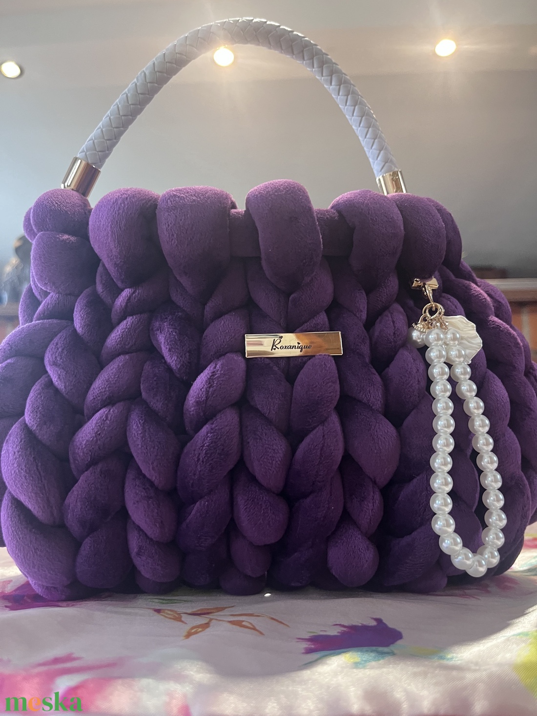 Roxanique Amethyst - táska & tok - kézitáska & válltáska - válltáska - Meska.hu