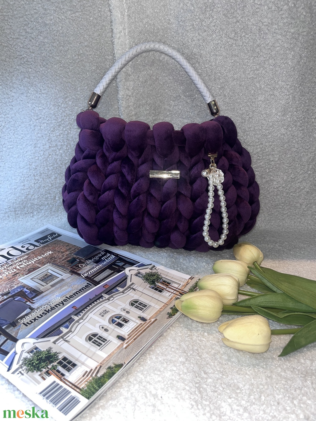 Roxanique Amethyst - táska & tok - kézitáska & válltáska - válltáska - Meska.hu