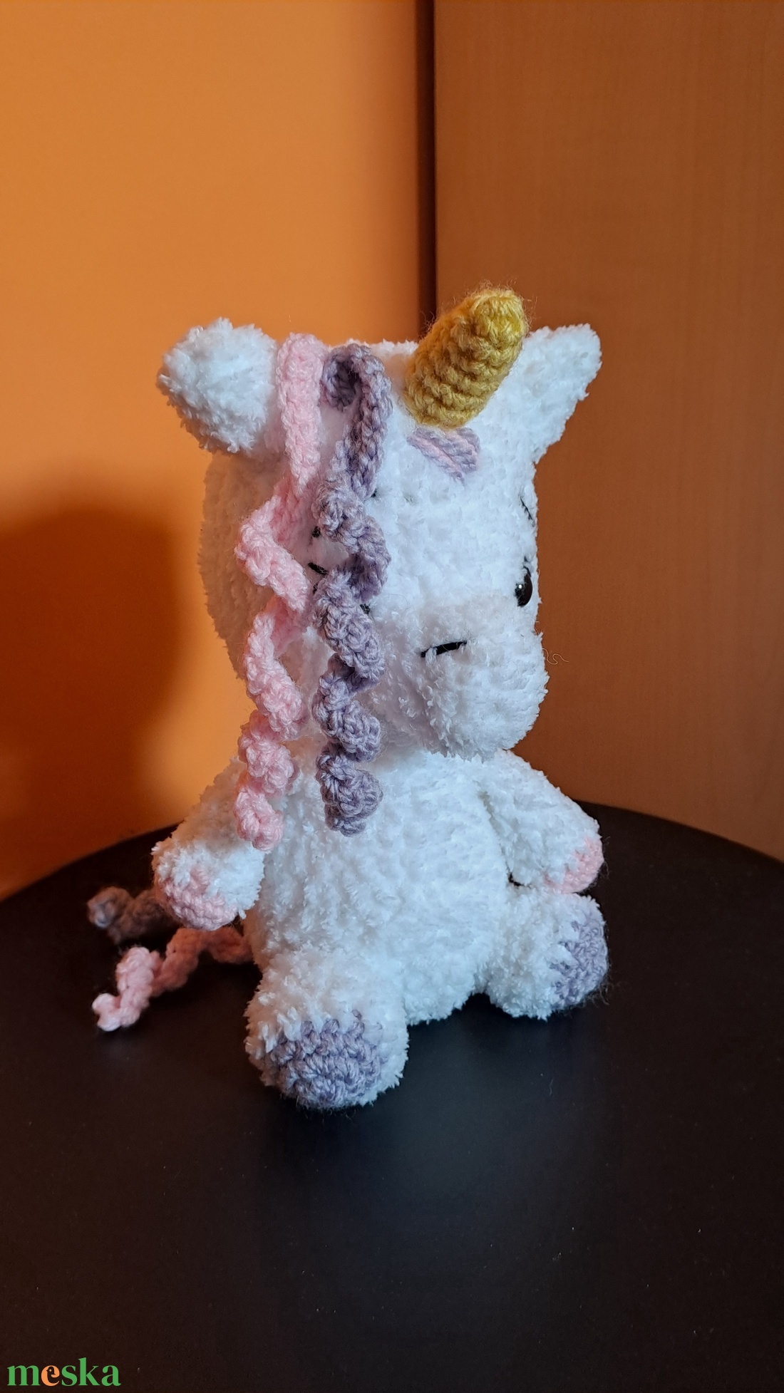 Cuki Horgolt Unicornis - játék & sport - plüssállat & játékfigura - ló - Meska.hu