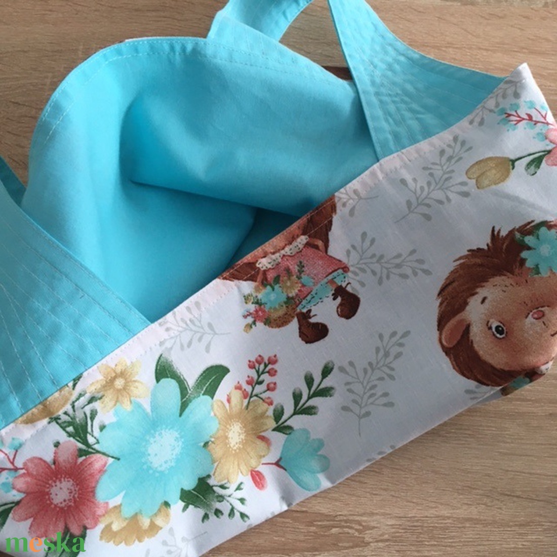 Tavaszváró sündisznó lány mintás - szatyor/ mindét oldalát használhatod - táska & tok - bevásárlás & shopper táska - shopper, textiltáska, szatyor - Meska.hu Tavaszváró sündisznó lány mintás - szatyor/ mindét oldalát használhatod - táska & tok - bevásárlás & shopper táska - shopper, textiltáska, szatyor - Meska.hu