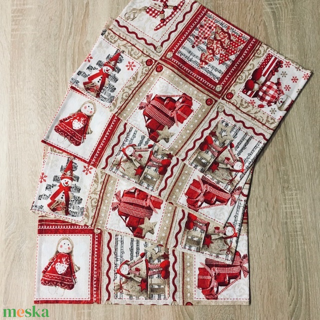  Karácsonyi  ünnepi alátét / tányéralátét - karácsony - karácsonyi lakásdekoráció - ünnepi asztaldekoráció - Meska.hu