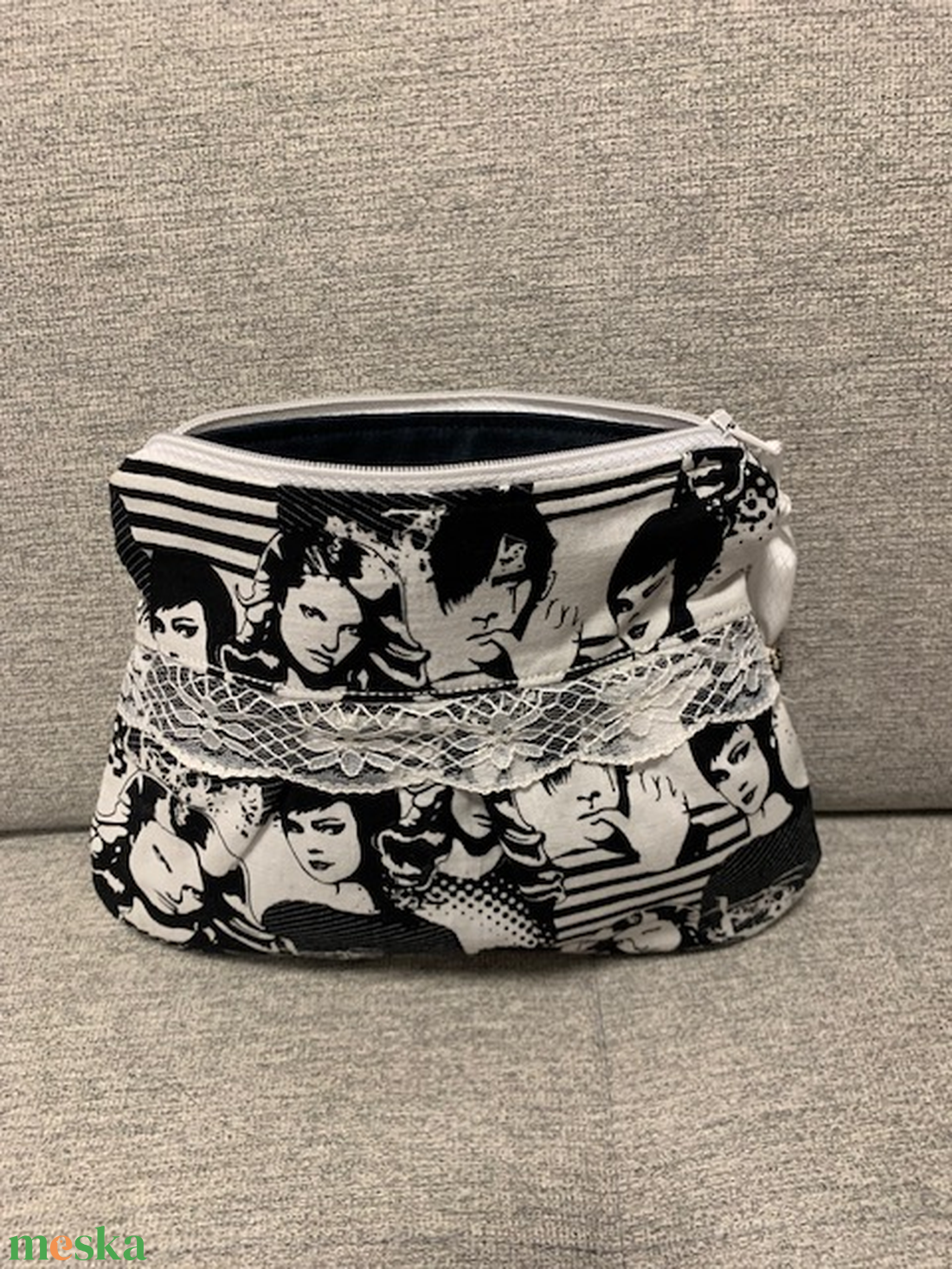 Arc képek / fotók neszesszer- kozmetikai táska - otthon & életmód - tárolás & rendszerezés - tárolókosár - Meska.hu