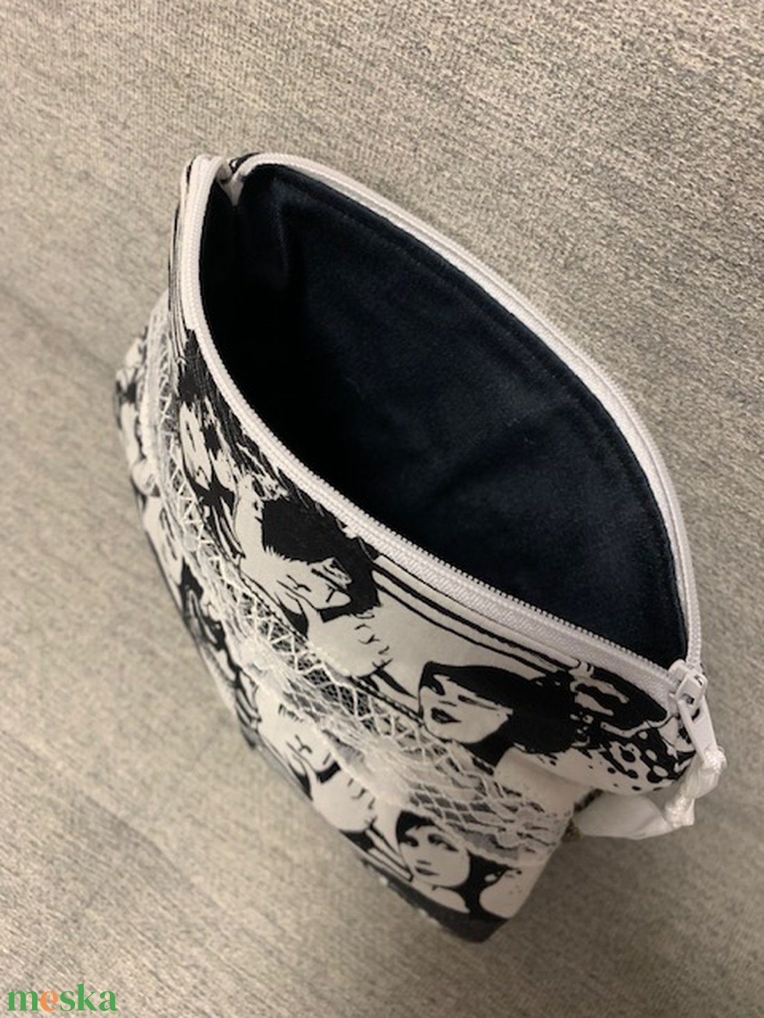 Arc képek / fotók neszesszer- kozmetikai táska - otthon & életmód - tárolás & rendszerezés - tárolókosár - Meska.hu