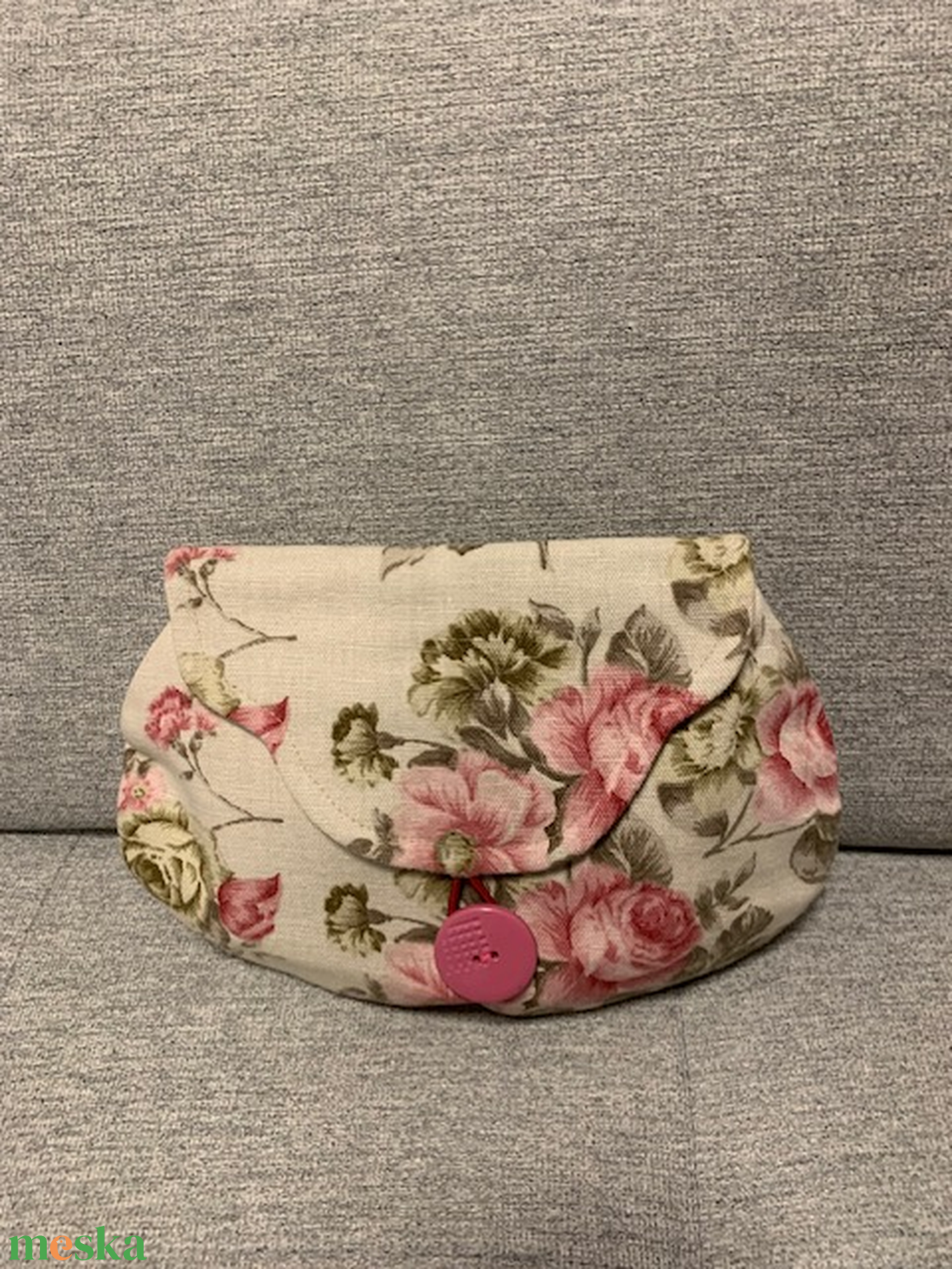 Angol rózsás neszesszer/ kozmetikai táska - otthon & életmód - tárolás & rendszerezés - tárolókosár - Meska.hu