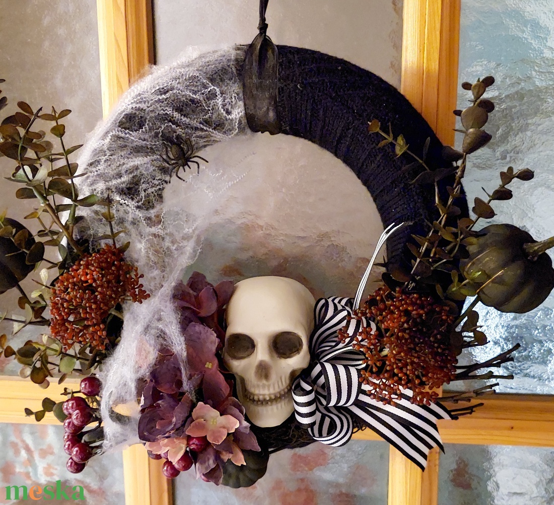 Halloween kopogtató - otthon & életmód - dekoráció - halloween - halloweeni dekoráció - Meska.hu
