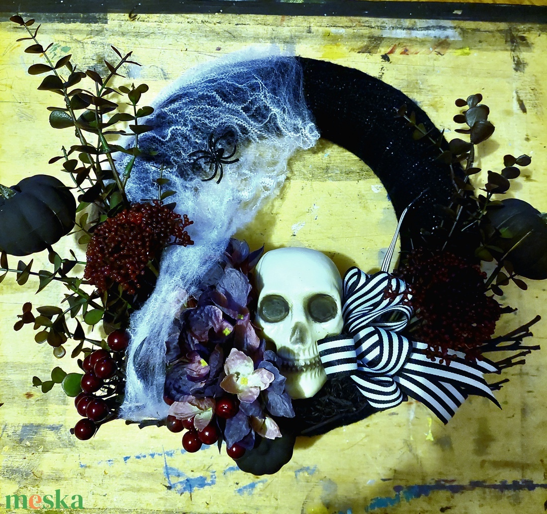 Halloween kopogtató - otthon & életmód - dekoráció - halloween - halloweeni dekoráció - Meska.hu