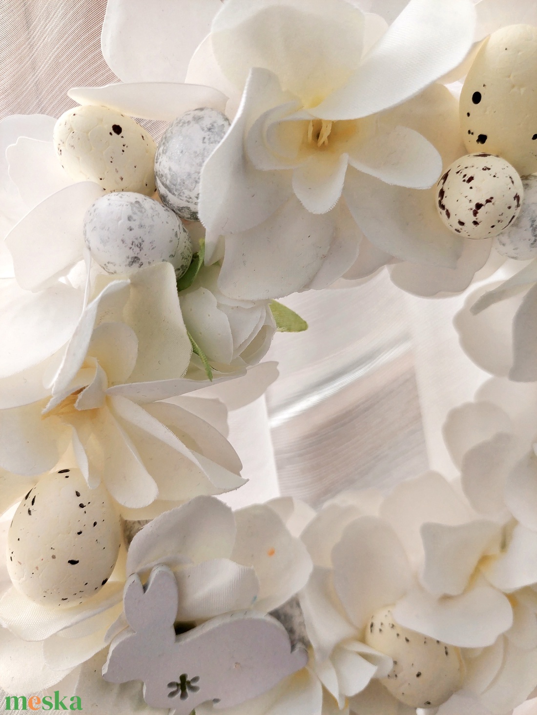 Húsvéti, tavaszváró ajtókopogtató - otthon & életmód - dekoráció - ajtó- és ablak dekoráció - ajtódísz & kopogtató - Meska.hu