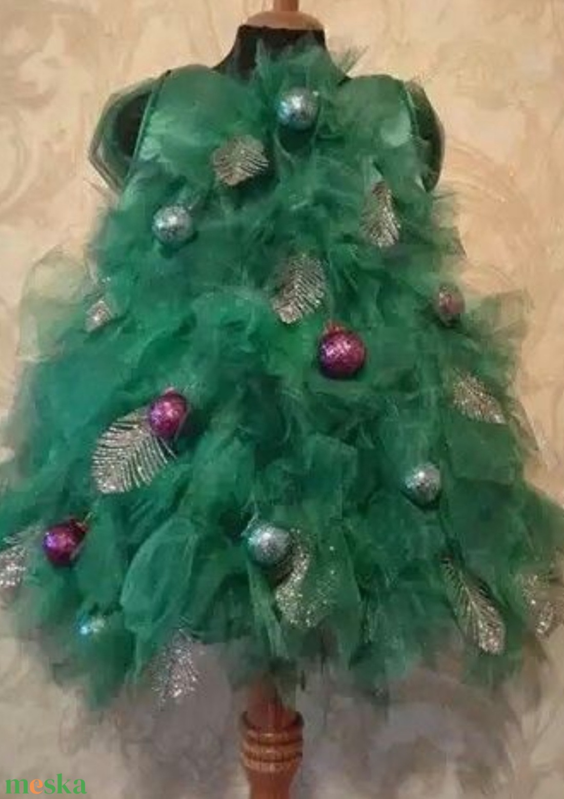 Karácsonyfa gyermek farsangi jelmez - ruha & divat - jelmez & álarc - jelmez - Meska.hu