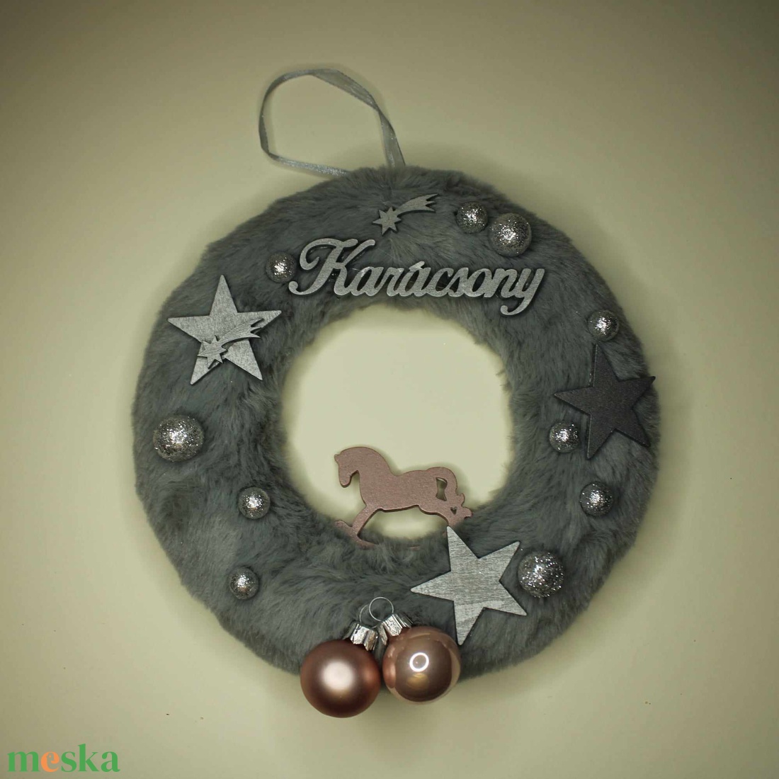 Adventi vendégváró ajtódísz gyerekszobába - karácsony - adventi díszek - adventi ajtódísz - Meska.hu