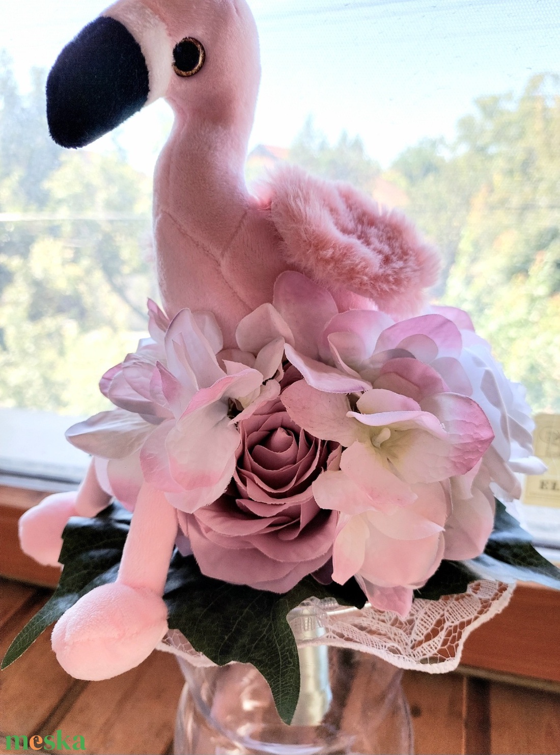 Csajos csokor ovis ballagásra, plüssel - otthon & életmód - virágdekoráció - virágok - virágcsokor - Meska.hu