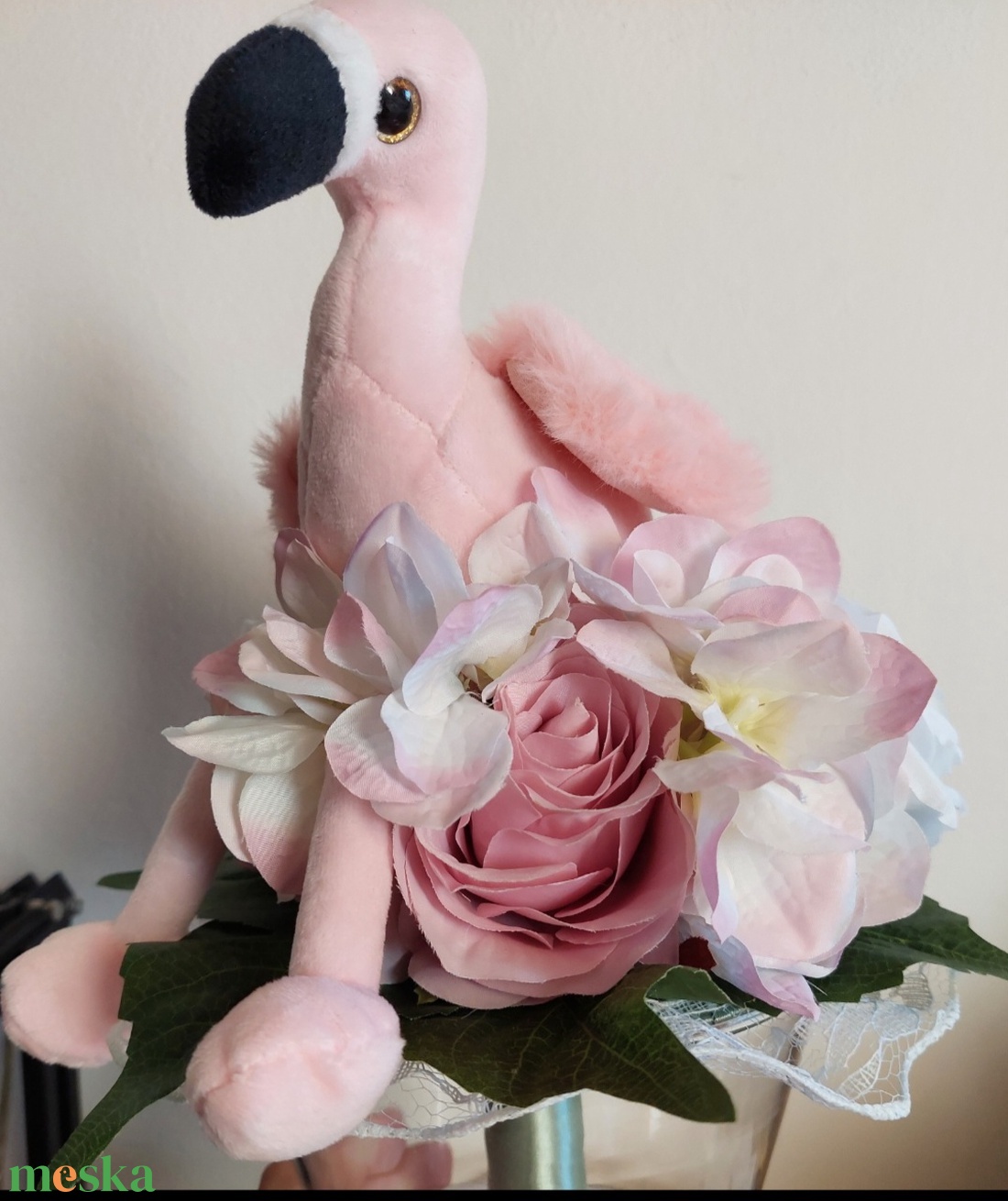 Csajos csokor ovis ballagásra, plüssel - otthon & életmód - virágdekoráció - virágok - virágcsokor - Meska.hu