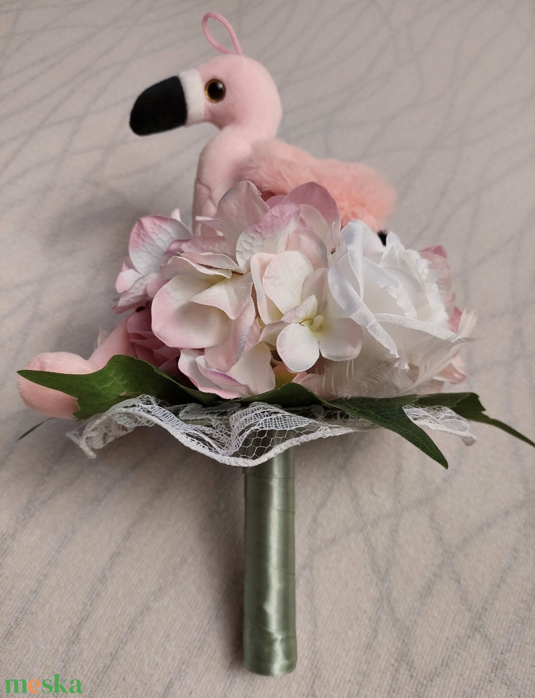 Csajos csokor ovis ballagásra, plüssel - otthon & életmód - virágdekoráció - virágok - virágcsokor - Meska.hu