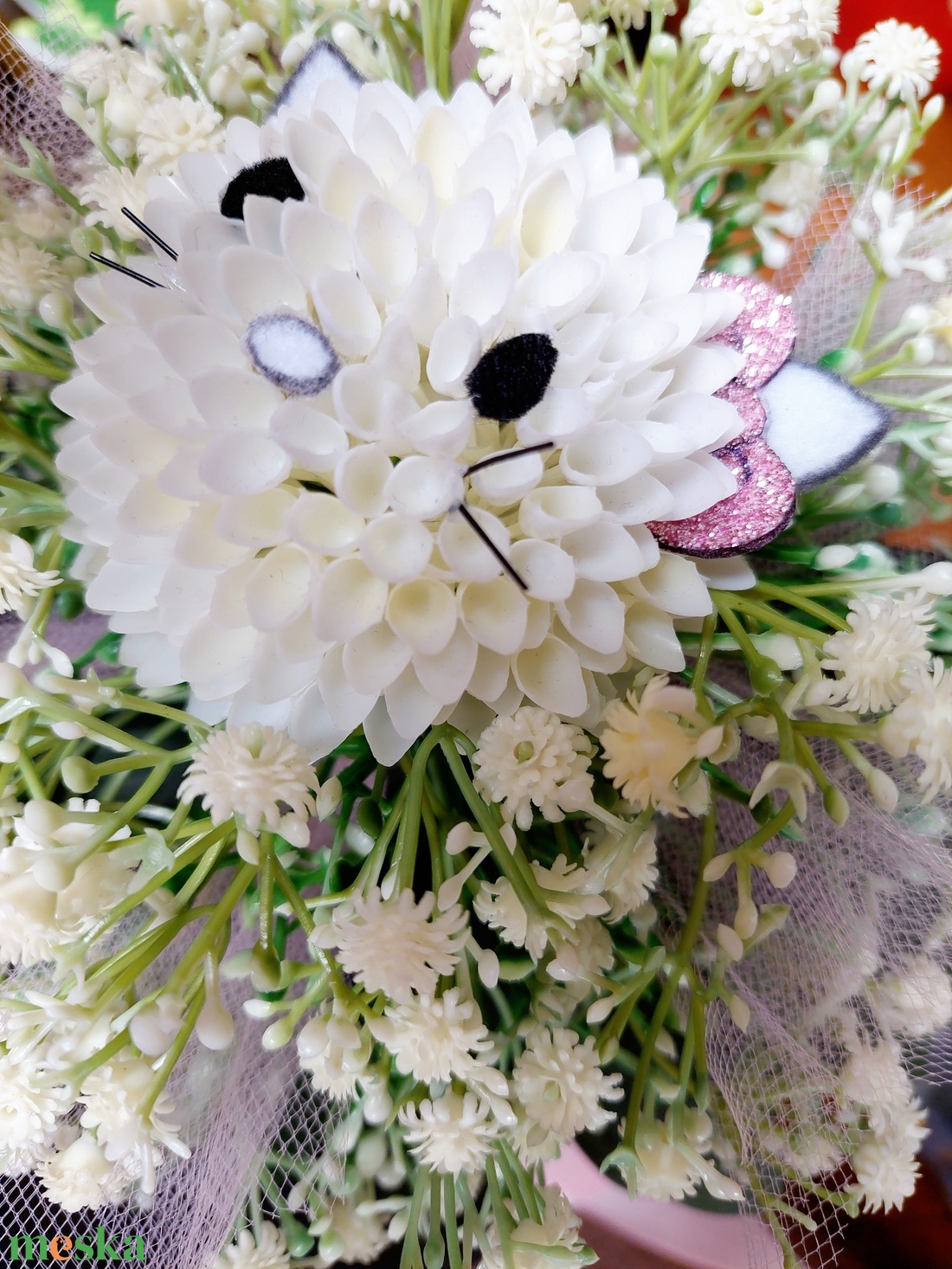 Csajos csokor ovis ballagásra, Helló Kitty virággal :D - otthon & életmód - dekoráció - virágdekoráció - virágdekoráció - Meska.hu