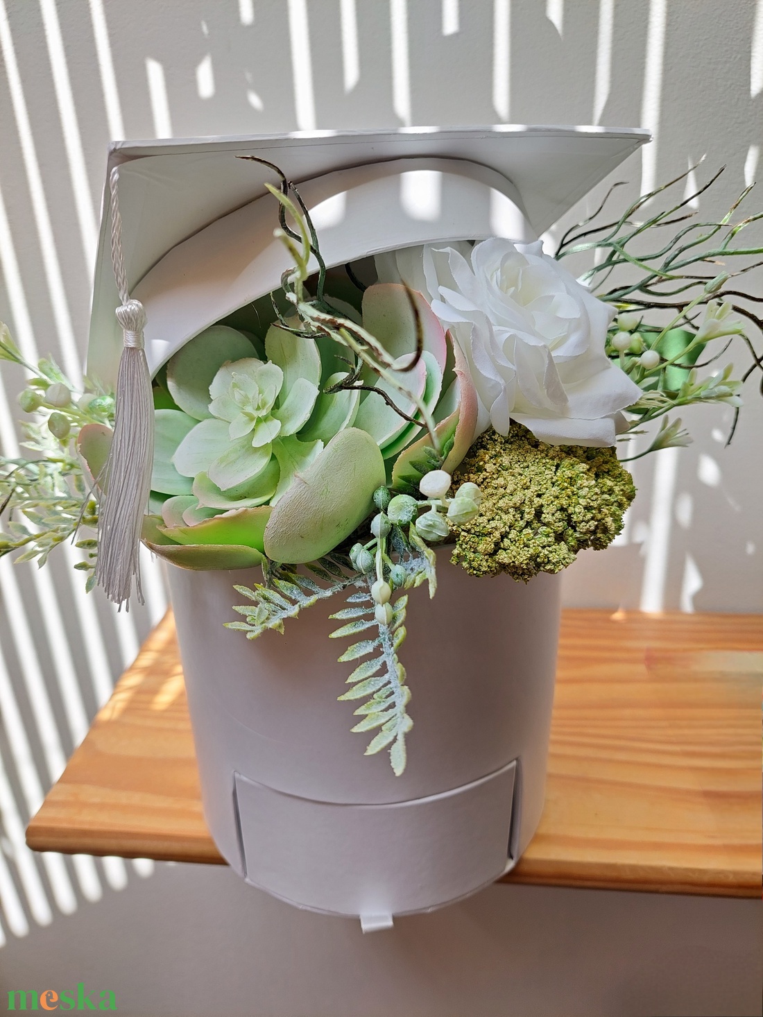 Ballagási ékszer-, pénzátadó fiókos, nagy virágbox  - otthon & életmód - dekoráció - Meska.hu