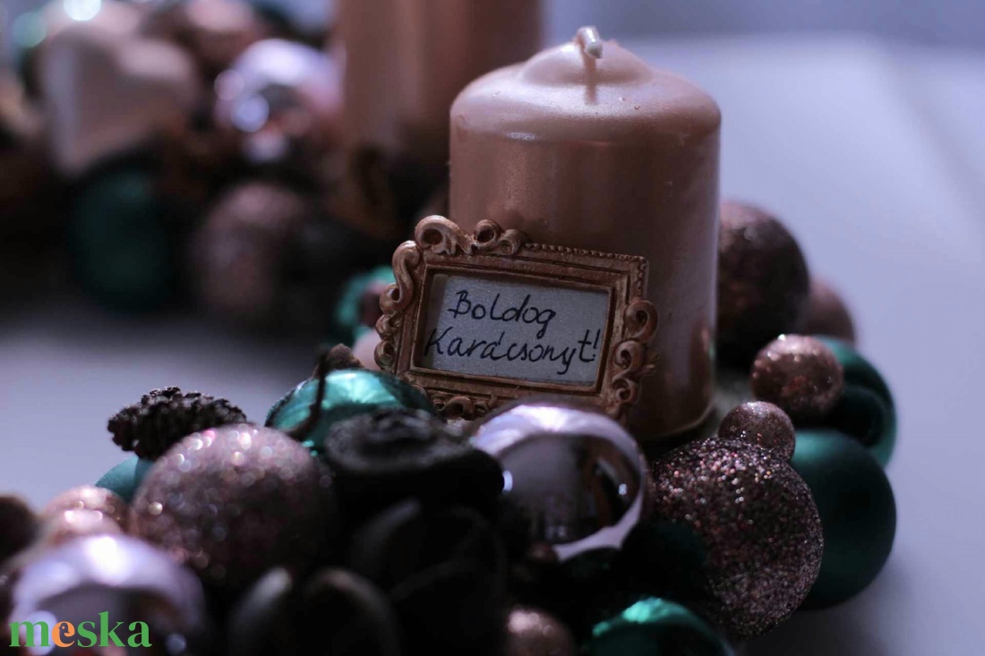 3 db-os adventi koszorú, dekor fenyő  és vendégváró ajtódísz szett őzikével  - karácsony - adventi díszek - adventi gyertyadíszek és koszorúdíszek - Meska.hu