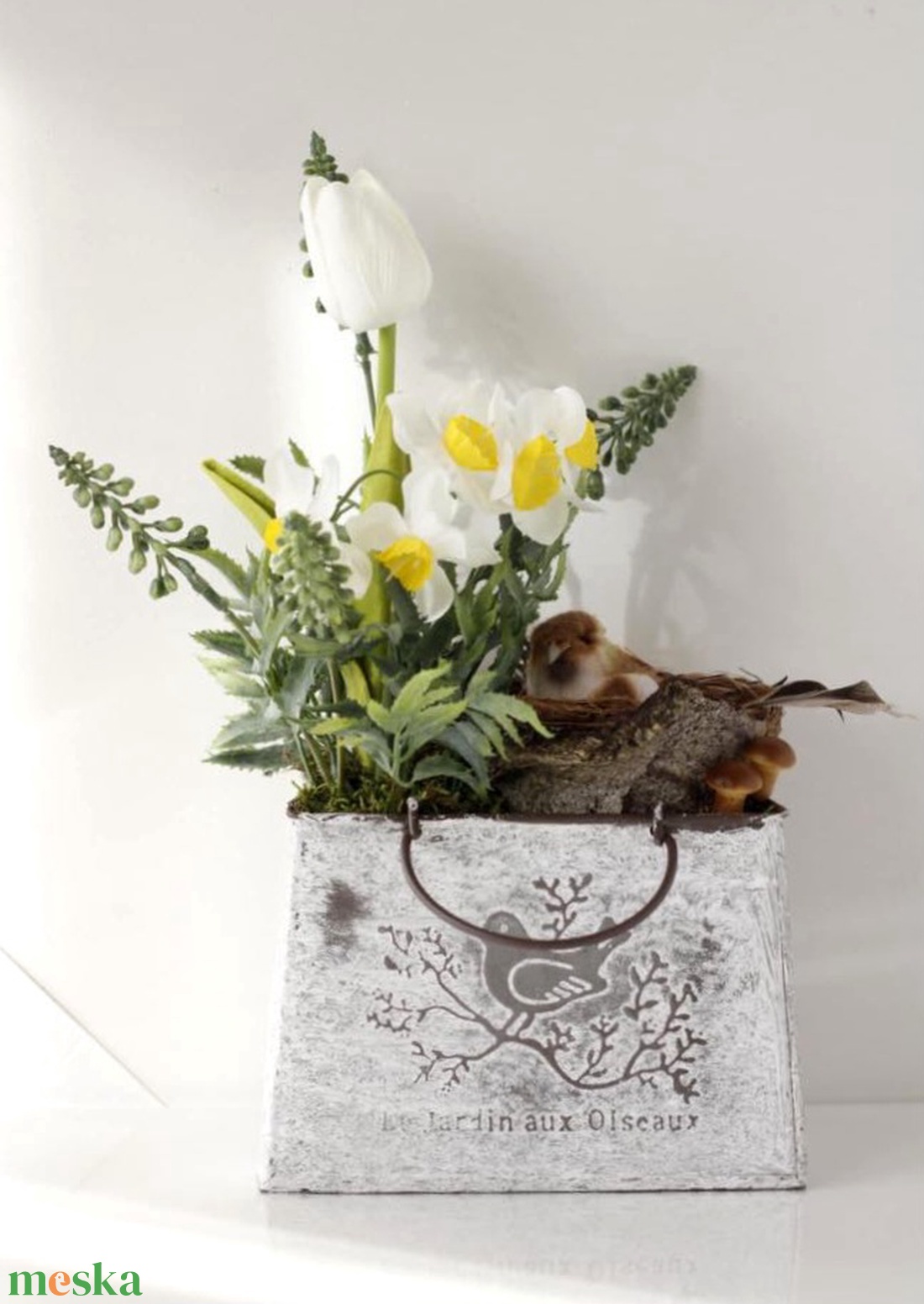 Tavaszi asztaldísz ajándékba akár Valentin-napra, ballagásra, születésnapra,  névnapra... - otthon & életmód - dekoráció - asztal és polc dekoráció - asztaldísz - Meska.hu