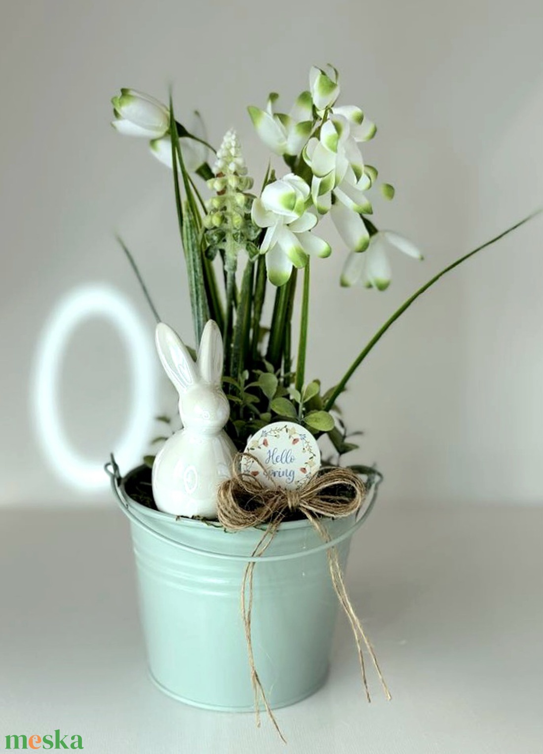 Tavaszi asztaldísz, akár ajándékba  - otthon & életmód - dekoráció - asztal és polc dekoráció - asztaldísz - Meska.hu