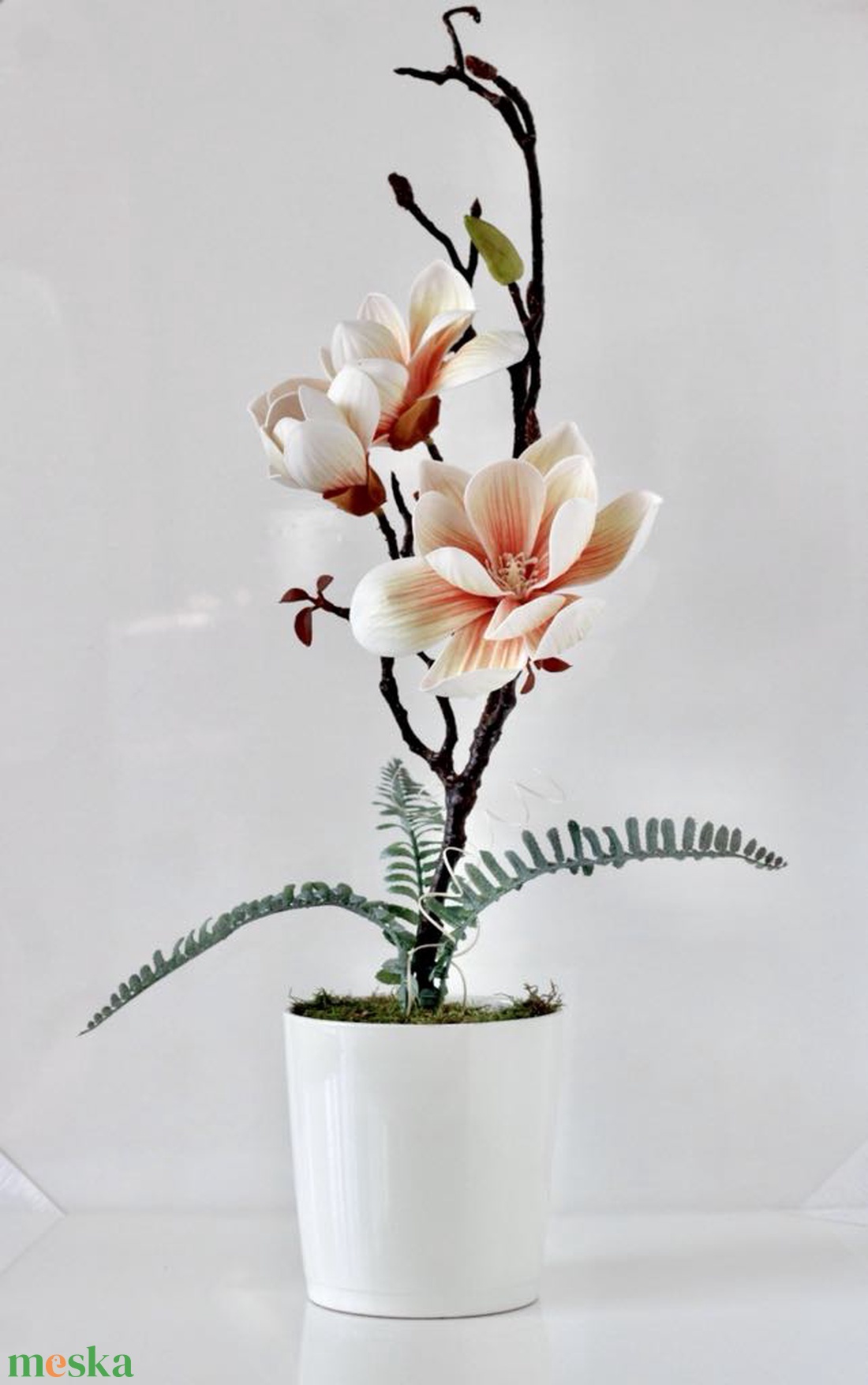 Magnoliás asztaldísz, akár ajándékba bármilyen alkalomra - otthon & életmód - dekoráció - asztal és polc dekoráció - asztaldísz - Meska.hu Magnoliás asztaldísz, akár ajándékba bármilyen alkalomra - otthon & életmód - dekoráció - asztal és polc dekoráció - asztaldísz - Meska.hu
