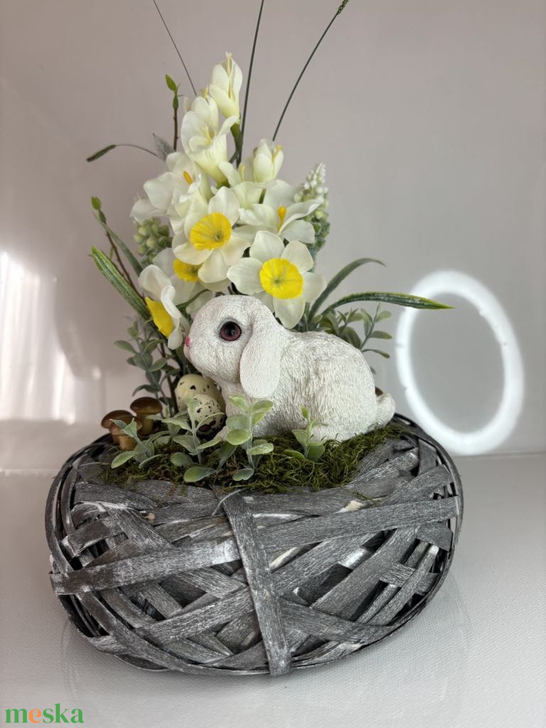 Tavaszi, húsvéti asztaldísz, akár ajándékba  - otthon & életmód - dekoráció - asztal és polc dekoráció - asztaldísz - Meska.hu