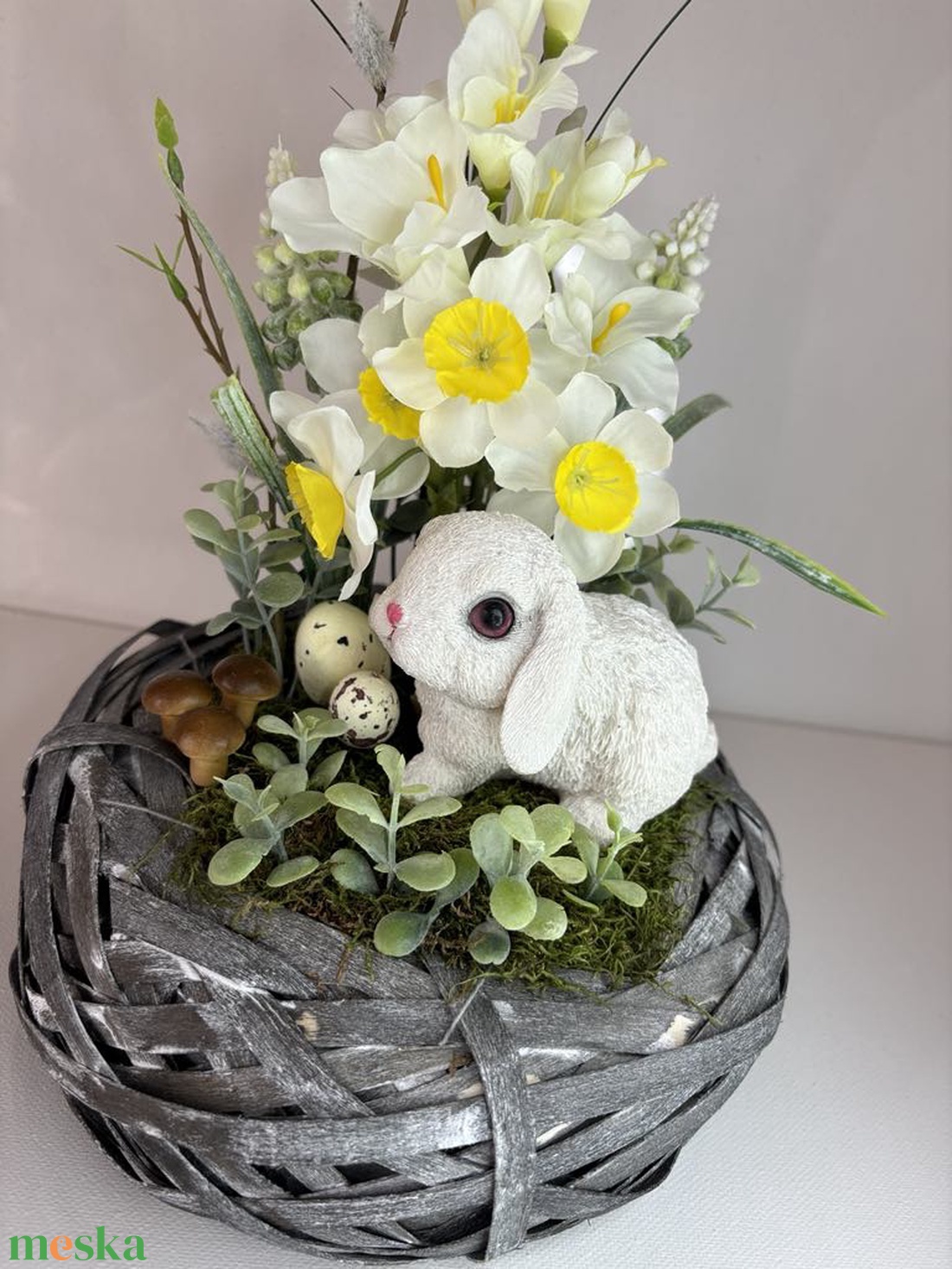 Tavaszi, húsvéti asztaldísz, akár ajándékba  - otthon & életmód - dekoráció - asztal és polc dekoráció - asztaldísz - Meska.hu