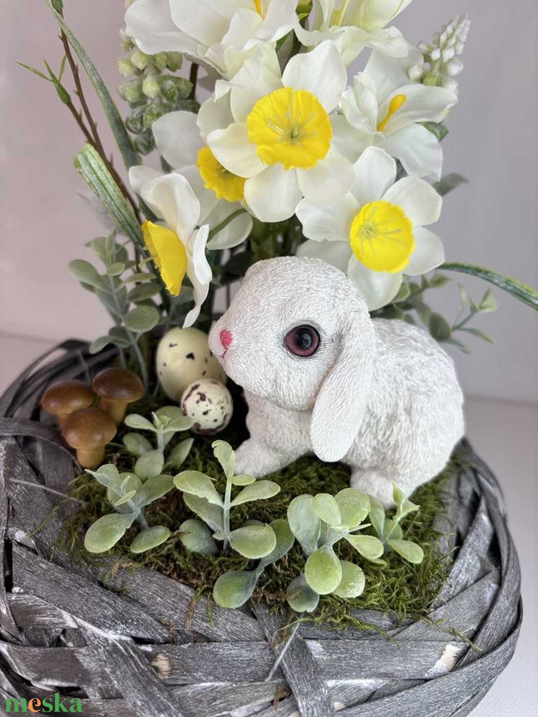 Tavaszi, húsvéti asztaldísz, akár ajándékba  - otthon & életmód - dekoráció - asztal és polc dekoráció - asztaldísz - Meska.hu