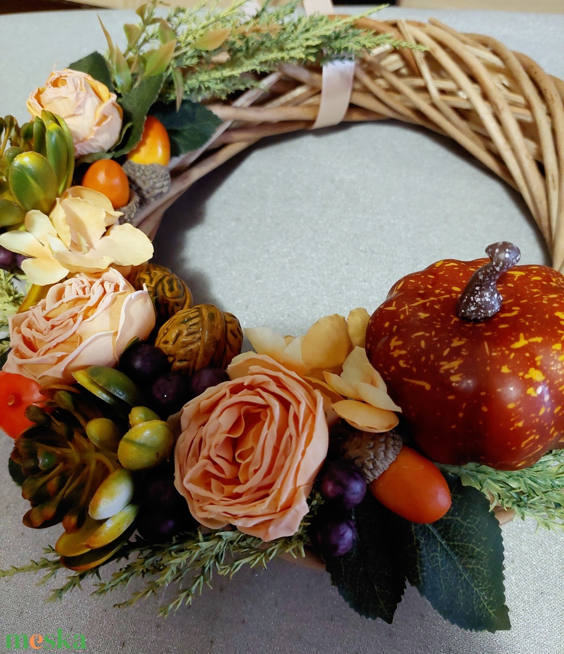 Beköszöntött az ősz! Hagyományos őszi kopogtató, ajtódísz - otthon & életmód - dekoráció - halloween - halloweeni ajtódíszek és ablakdíszek - Meska.hu Beköszöntött az ősz! Hagyományos őszi kopogtató, ajtódísz - otthon & életmód - dekoráció - halloween - halloweeni ajtódíszek és ablakdíszek - Meska.hu